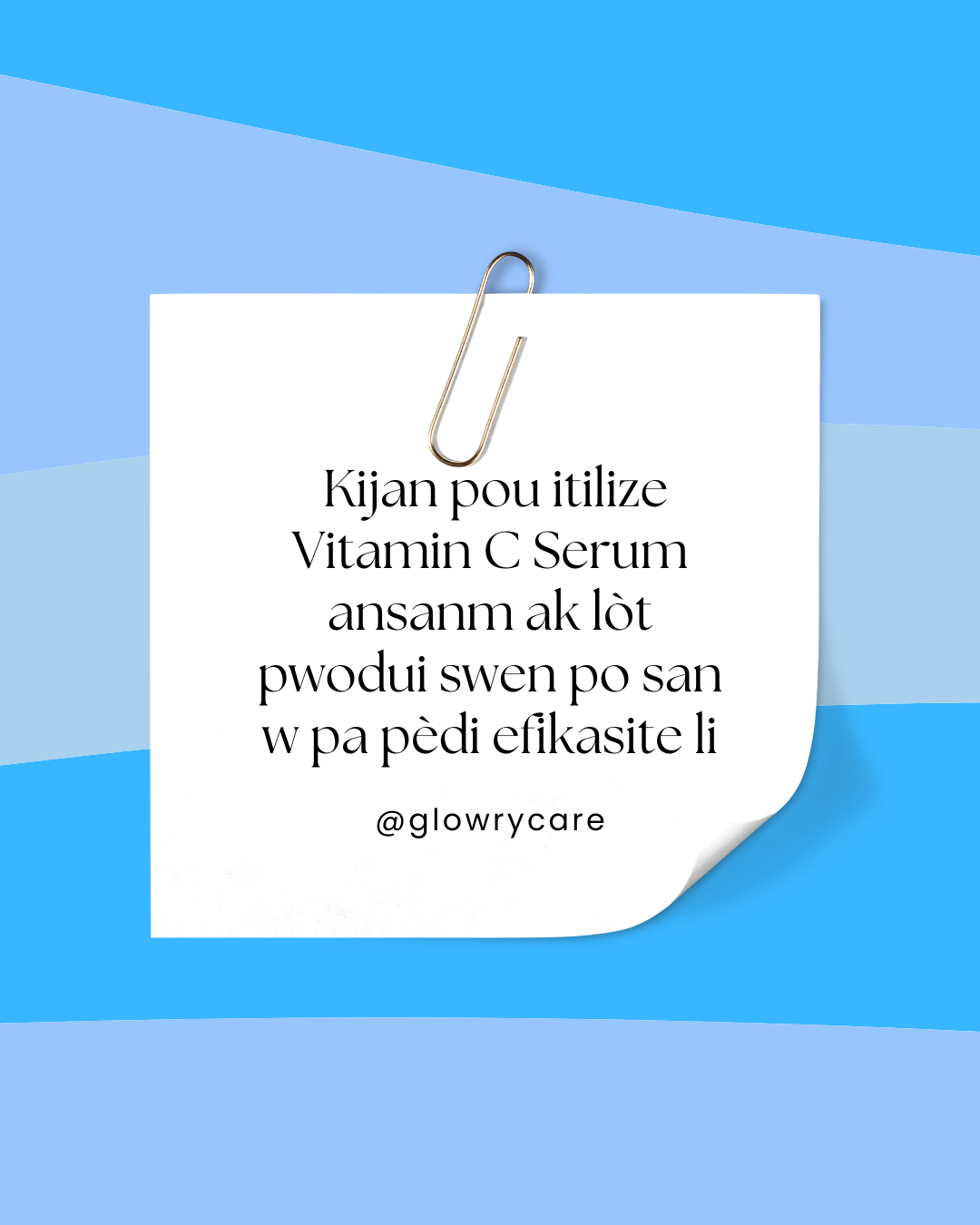 Kijan pou itilize Vitamin C Serum ansanm ak lòt pwodui swen po san w pa pèdi efikasite li